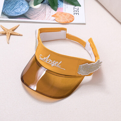 

Baby Cat Baby Cute Letter Embroidery Empty Top Hat Sunscreen Tourism Beach Outdoor Children Sun Cap