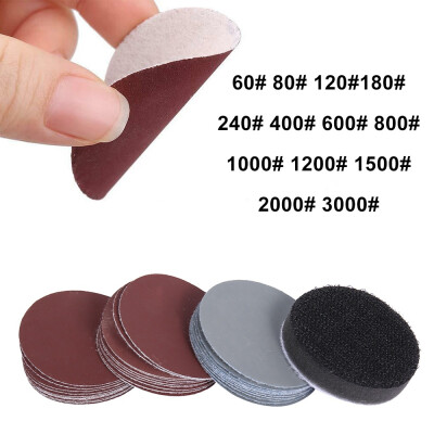 

SIQUK 130pcs Sanding Discs 50mm with 1pc 14" Shank Backing Pad&1pc Soft Foam Buffering Pad