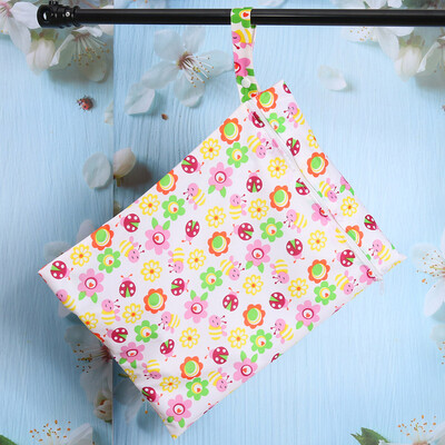 

Gobestart Cartoon Pattern Portable Zipper Storage Bag Package Handbag Totes Shopper