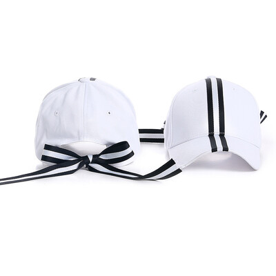 

Womens baseball caps Korean new fashion sunscreen sunhat wholesale new bow-knot outdoor sunshade hat summer
