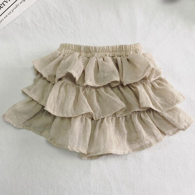

Cute Children Baby Kids Girls Lovely Mesh Layers Design Elastic Short Skirts Dresses