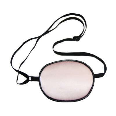 

High Quality Silk Adult Children Monocular Eye Mask Useful Full Cover Astigmatism Training Single Eye Mask Comfort Cover