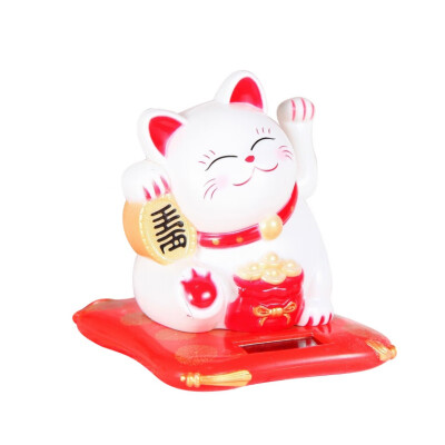 

Creative Cute Shaking Hands Lucky Cat Fortune Crafts Figurines Miniatures Wealth Waving Cat Oranment Birthday Gift Home Decor