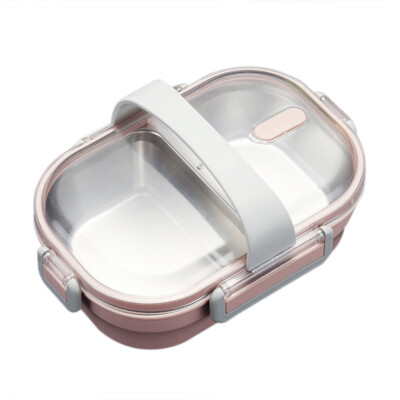 

Stainless Steel Japanese-style Lunch Box Compartment Insulated Bento Box Student Portable Lunch Boxes Food Container For Camp