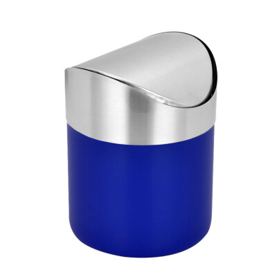 

Mini Trash Bin Dustbin Swing Lid Kitchen Worktop Desktop Waste Rubbish Trash Can