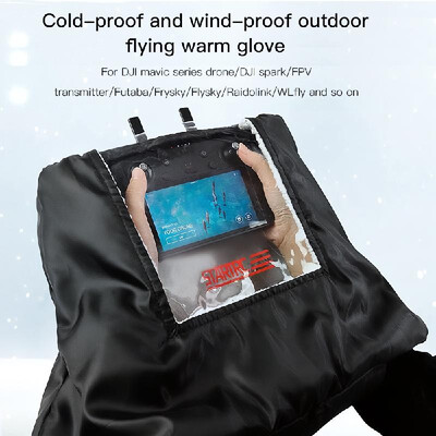

STARTRC Outdoor Flying Warm Gloves Transmitter Hand Warm Gloves Hood Waterproof Compatible with DJI Mavic Spark Drone Transmitter