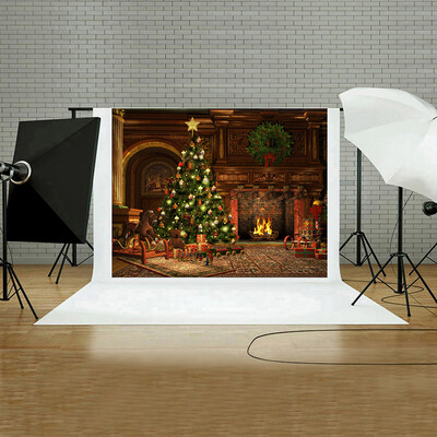 

Toponeto Christmas Backdrops Vinyl Wall 5x3FT Digital Background Photography Studio A