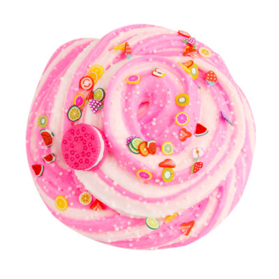 

〖Follure〗Fluffy Biscuits Fruit Fluffy Slime Scented Stress Relief Sludge Toy Kids Adults