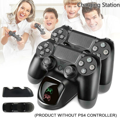 

PS4 Dual Controller Fast Charger Charging Dock Station Stand Dualshock Gamepad