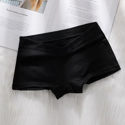 

Pure Super-Thin One-Piece Seamless Underwear WomenS Middle Waist High Elastic Cotton Smooth Soft Invisible Flat Pants