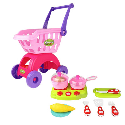 

Tailored Shopping Cart Kitchenware And Cutlery Pretend Toys Childrens Educational Toys