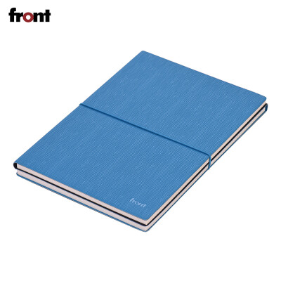 

front A5 Notebook PU Leather Soft Cover with Elastic Closure Lined Blank Paper Travel Journal Diary Daily Notepad for Business Mee