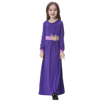 

Muslim Baby Girl Clothes Kids Dresses For Girls 2018 Muslim Hui Baby Girls Dress Fashion Lace Dress kids Clothes