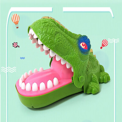 

Siaonvr Glowing Dinosaur Biting Finger Game Biting Finger Toy Fun Party Game