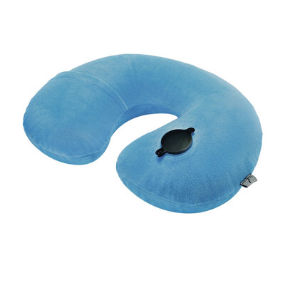 

Toponeto Inflatable Soft Car Travel Head Neck Rest Air Cushion U Pillow Sleep Cushion