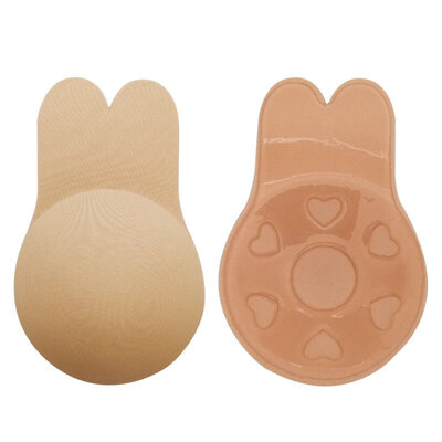 

Womens Reusable Adhesive Nipple Covers Invisible Silicone Sticky Nipple Covers Strapless Breathable Lift Breast Petals