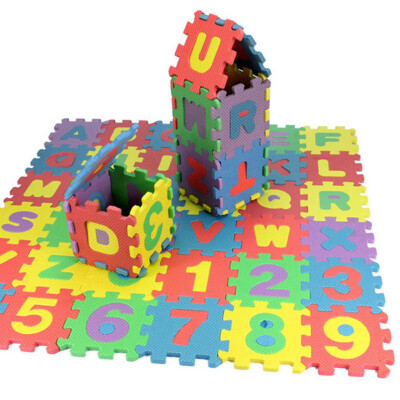 

2018 New Style Baby Kids Alphanumeric Educational Puzzle Blocks Toys Infant Child Fashion Funny Toy X6