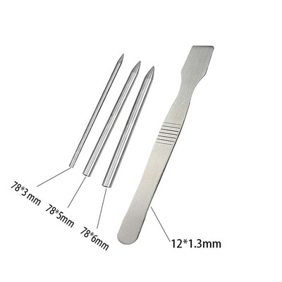 

DIY Parachute Cord Bracelet Lacing Stitching Needles Set Smoothing Tool Steel
