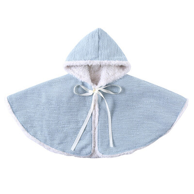 

Baby Girls Fashion Solid Cartoon Wing Hooded Clothing Cloak Coats Kids Soft Cotton Wool Autumn Winter Warm Cute Coats