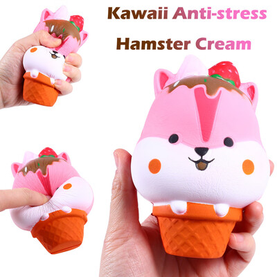 

YIWULAKawaii Anti-stress Cream Slow Rising Squeeze Relieve Squishies Fun Kids Toys