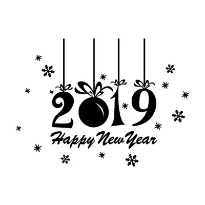 

Toponeto New Year Merry Christmas Snowflake Wall Sticker Home Shop Windows Decals Decor