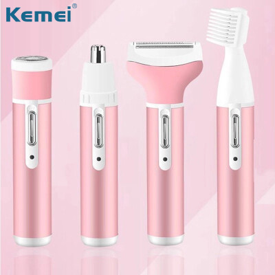 

Kemei 4 in 1 Men hair trimmer Electric Nose Ear Hair Trimmer clipper Rechargeable beard Eyebrow Shaver razor face hair removal eye