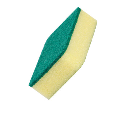 

Round Corner Bathtub Brush Wipe Bathroom Tile Pot Tableware Cleaner Kitchen Sponge Cleaning Tool