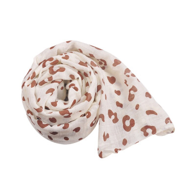 

Autumn Winter Casual Fashion Baby Girl Leopard Scarf Childrens Warm Neckerchief