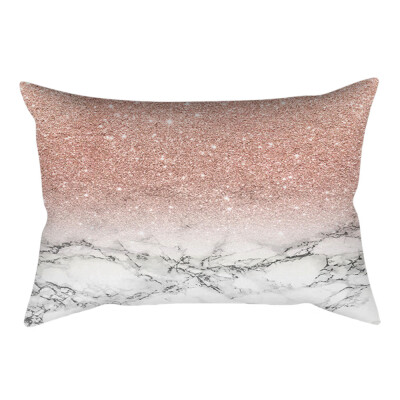 

〖Follure〗Rose Gold Pink Cushion Cover Square Pillowcase Home Decoration30cm 50cm