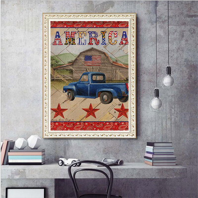

Toponeto 5D DIY Diamond Painting Embroidery Round Diamond Home Decor Gift