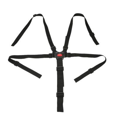 

Universal Baby Safety Belt 5 Point Strap Safety Harness For Baby Toddler Child High Chair Stroller Safety Seat Black