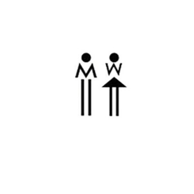 

Man Woman Toilet Bathroom Washroom WC Decal Restroom Decor Art Wall Home Living Room Decoration Stickers