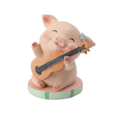 

Mini Funny Piggy Home Decor Garden Miniature Animal Figurines Desktop Decoration Cute pig figure Toys gift for boys girls