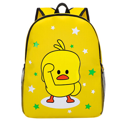 

Tailored Cartoon Cute Kindergarten Student Bag Animation Duckling Boys And Girls Bag