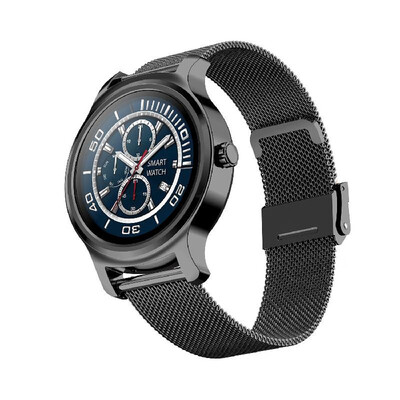 

SMA-R2 Smart Watch Round Touch Screen Silicone Band Waterproof Call Reminder Step Count Sleep Heart Rate Fitness Monitoring Couple