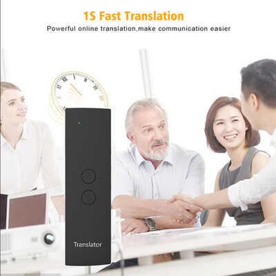 

T6 Intelligent Translator Device Handheld Speech Interpreter Two-way Real-time Translation 38 Languages Bluetooth 42 for Learning