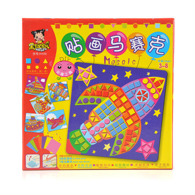 

Tailored Fun Mosaic Kids Art & Craft Kit Childrens Play Activity Decoration Sticker Set