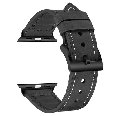 

〖Follure〗Leather TPU Wristband Band Strap Bracelet For Apple Watch Series 4 40mm