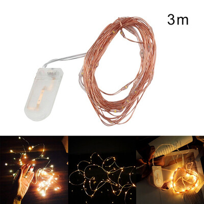 

Fairy Lights Copper Wire LED String Lights Battery Operated Decorative For Home Garden Party Bars Indoor Outdoor Decorations