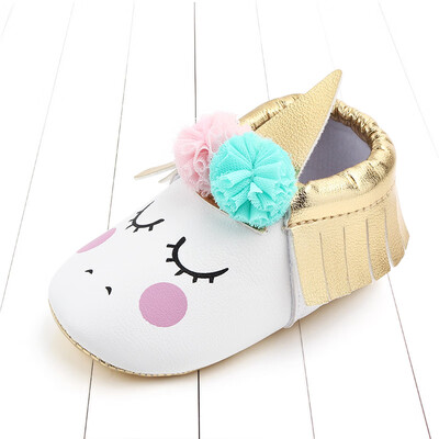 

Baby Girls Shoes Animal Pattern Baby Shoes Anti-slip Toddler Crib First Walkers 0-18 Months