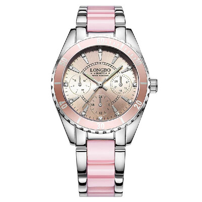 

LONGBO 80303L-P10 Women Watches Feminine Waterproof Sport Quartz Watch Women Girl Clock for Female