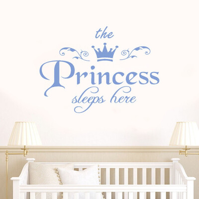 

JPGIF The Princess Decal Living Room Bedroom Vinyl Carving Wall Decal Sticker