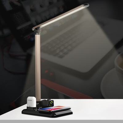 

Lighting LED Desk Lamp with USB Charging Port
