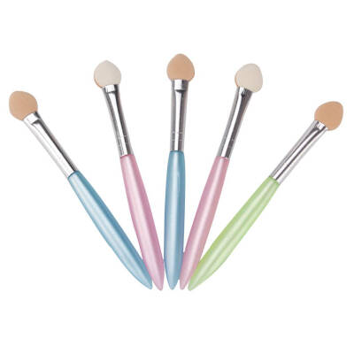 

5pcs Women Eyeshadow Sponge Brush Stick Eyebrow Lip Brush Facial Cosmetic Make Up Tools Random Color