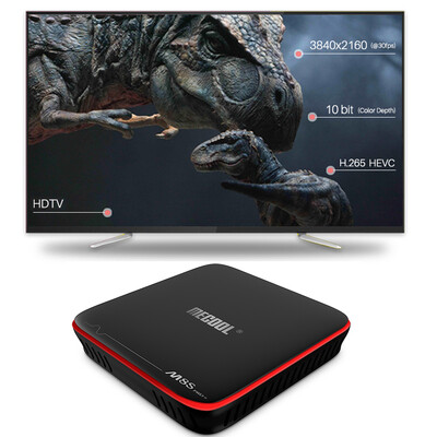 

MECOOL M8S PRO W Smart Android TV 71 TV Box Voice Control Intelligent Recommendation w 24G Voice IR Remote Control Amlogic S905