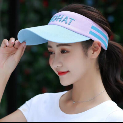 

Sun hat female summer Korean version of the tide sun shade hat sun shade face hundred set up uv-proof empty top baseball cap man