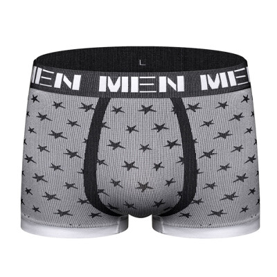 

Seamless Breathable Sexy Mens Underwear Fashion Comfortable Star Print Mens Boxers