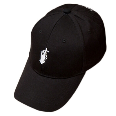 

Stylish Chic Korea Love Finger-gesture Curved Eaves Summer Baseball Hat Men Cap