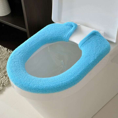 

〖Follure〗Bathroom Toilet Seat Closestool Washable Soft Thicken Warmer Mat Cover Pad