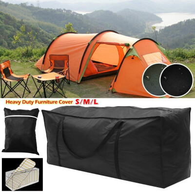 

Portable SML Heavy Duty Waterproof Garden Furniture Covers Outdoor Cushion Storage Bag Patio Furniture Dustproof